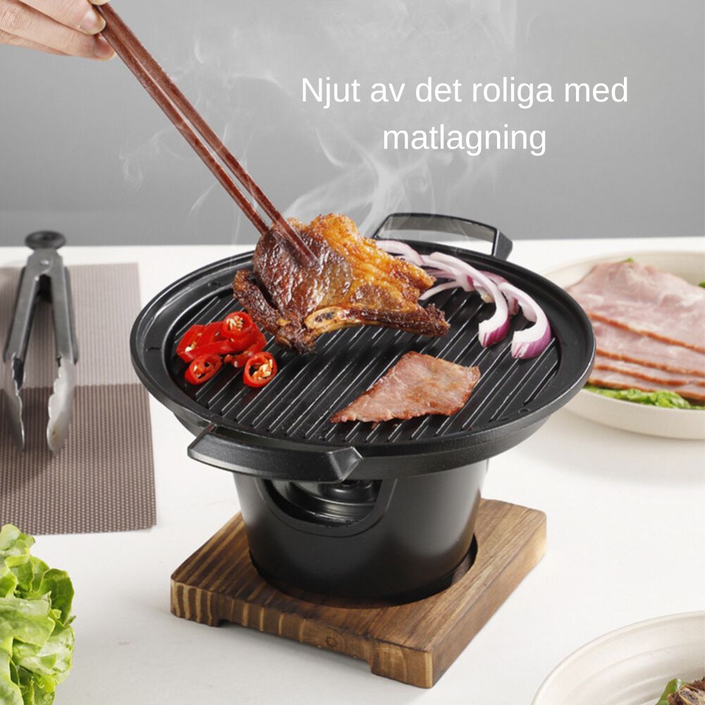 Grillplatta för inom / utomhusbruk