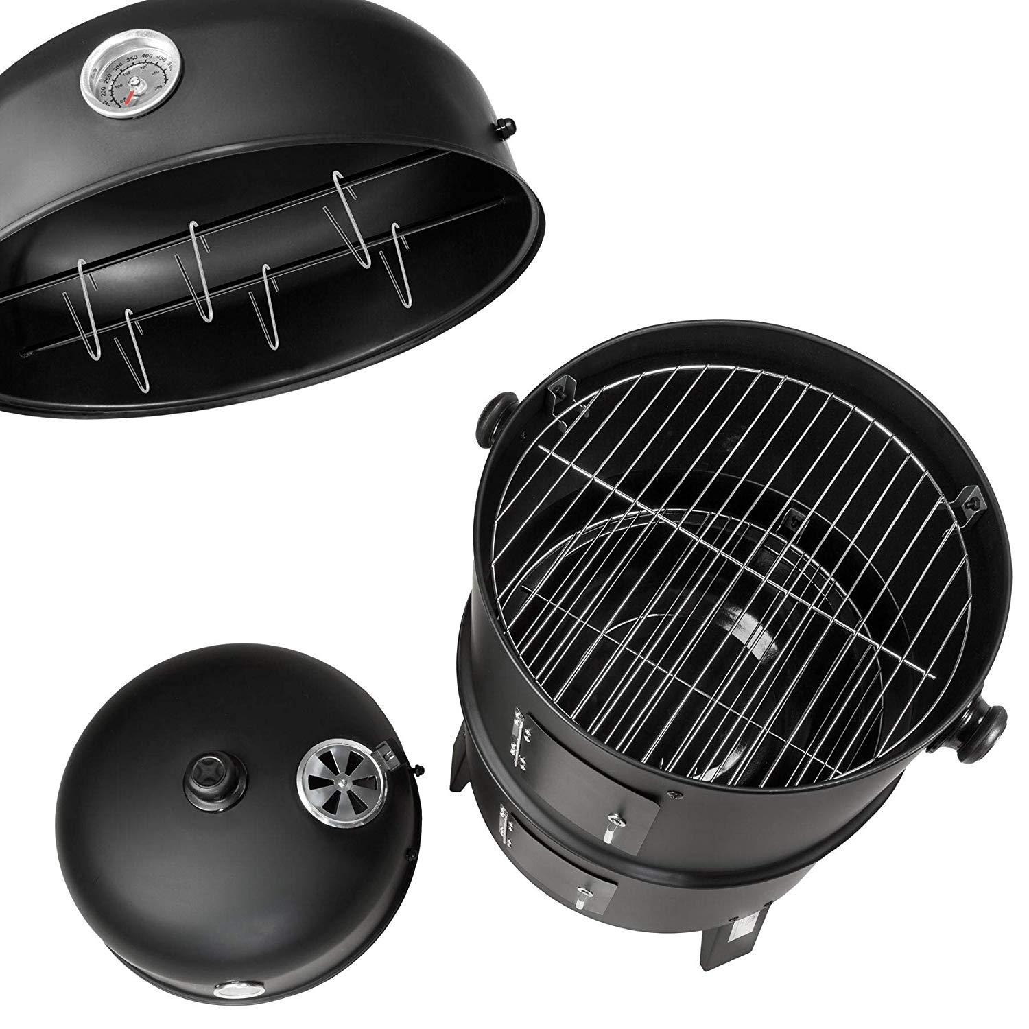 3-i-1 Kolgrill